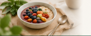 Bowl nutritivo con frutas y semillas